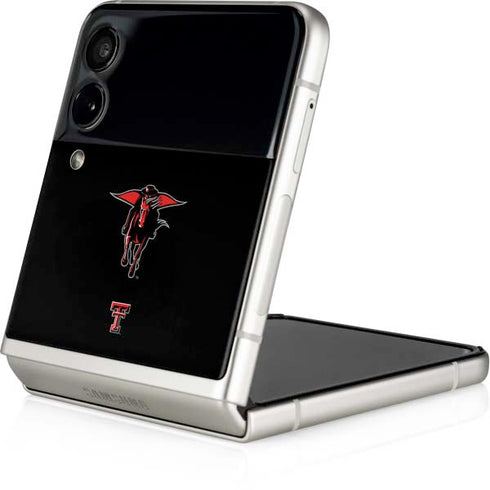 Texas Tech University Red Raiders Logo Galaxy Z Flip3 5G Skin